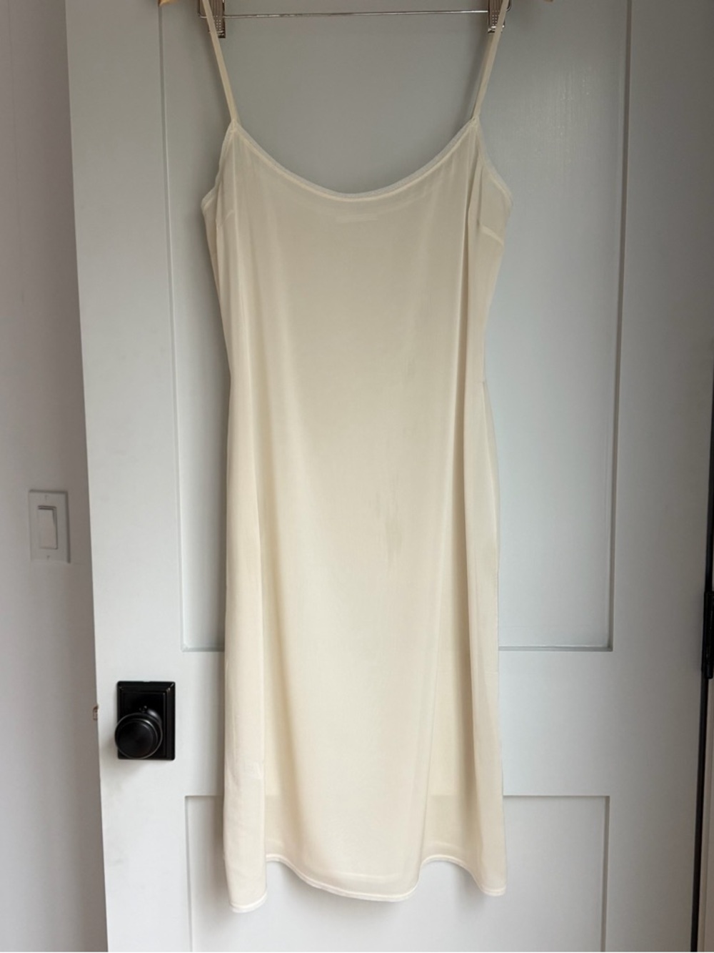 Prada Vintage Silk ivory Lingerie Slip dress. Minimalist 90’s Luxury Fashion